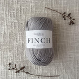 Finch 10 Ply Cotton Yarn by Fiddlesticks – shade Silver (6215), perfect for dishcloths, homewares, and garments. Ships fast from That Yarn Place.