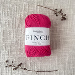 Finch by Fiddlesticks – colour Fuschia (6238), a durable 10 ply cotton yarn ideal for crochet, knitting, and home projects.