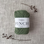 Finch by Fiddlesticks – colour Sage Green (6210), a durable 10 ply cotton yarn ideal for crochet, knitting, and home projects.