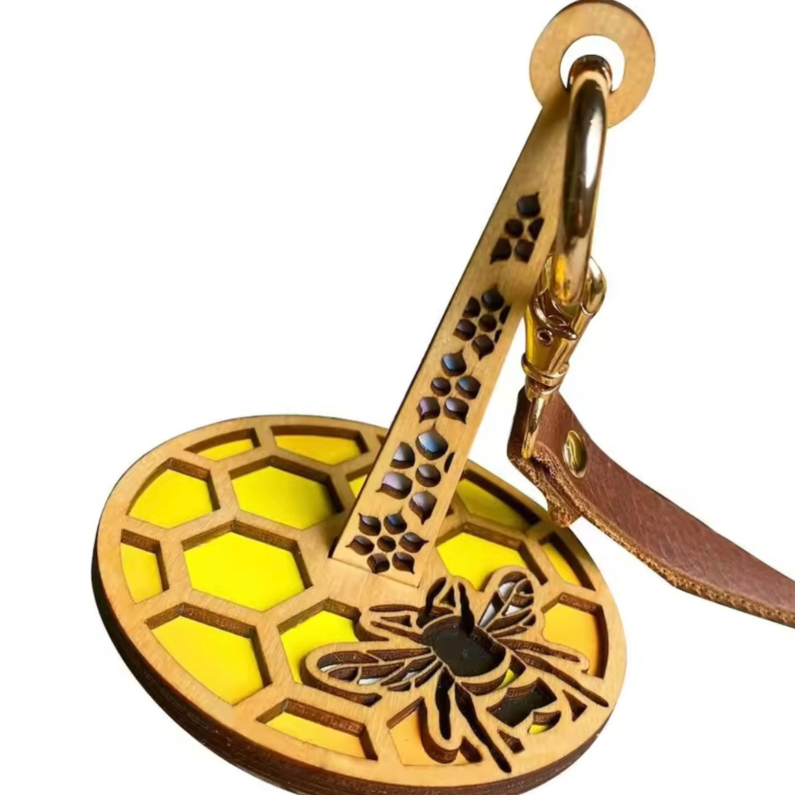 Portable Wooden Yarn Holder