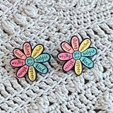 Fun Enamel Knitting Pins / Brooch