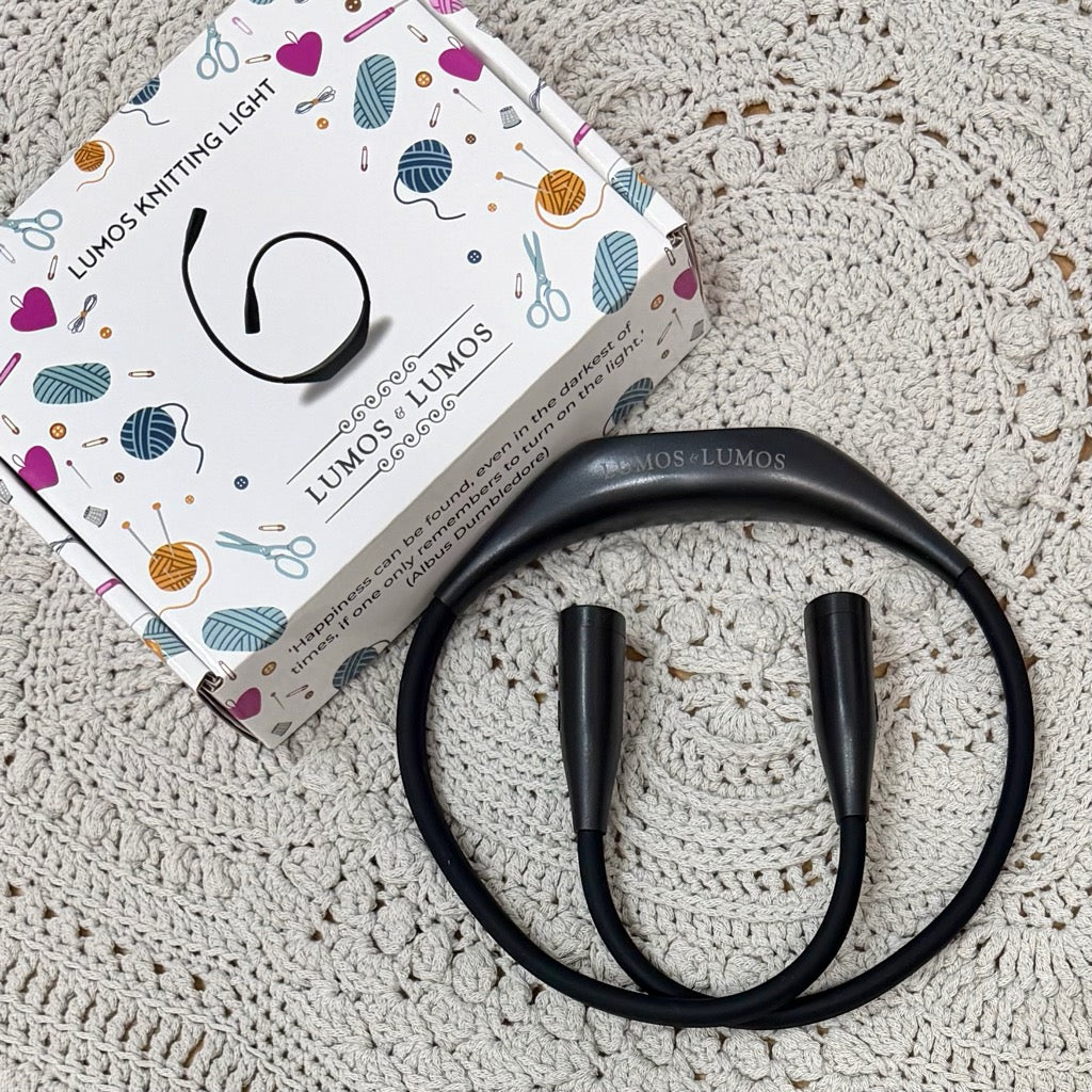 Lumos Knitting Light and Pouches