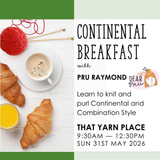 Continental Breakfast – Dear Pru Workshop 3 | Sunday 31 May