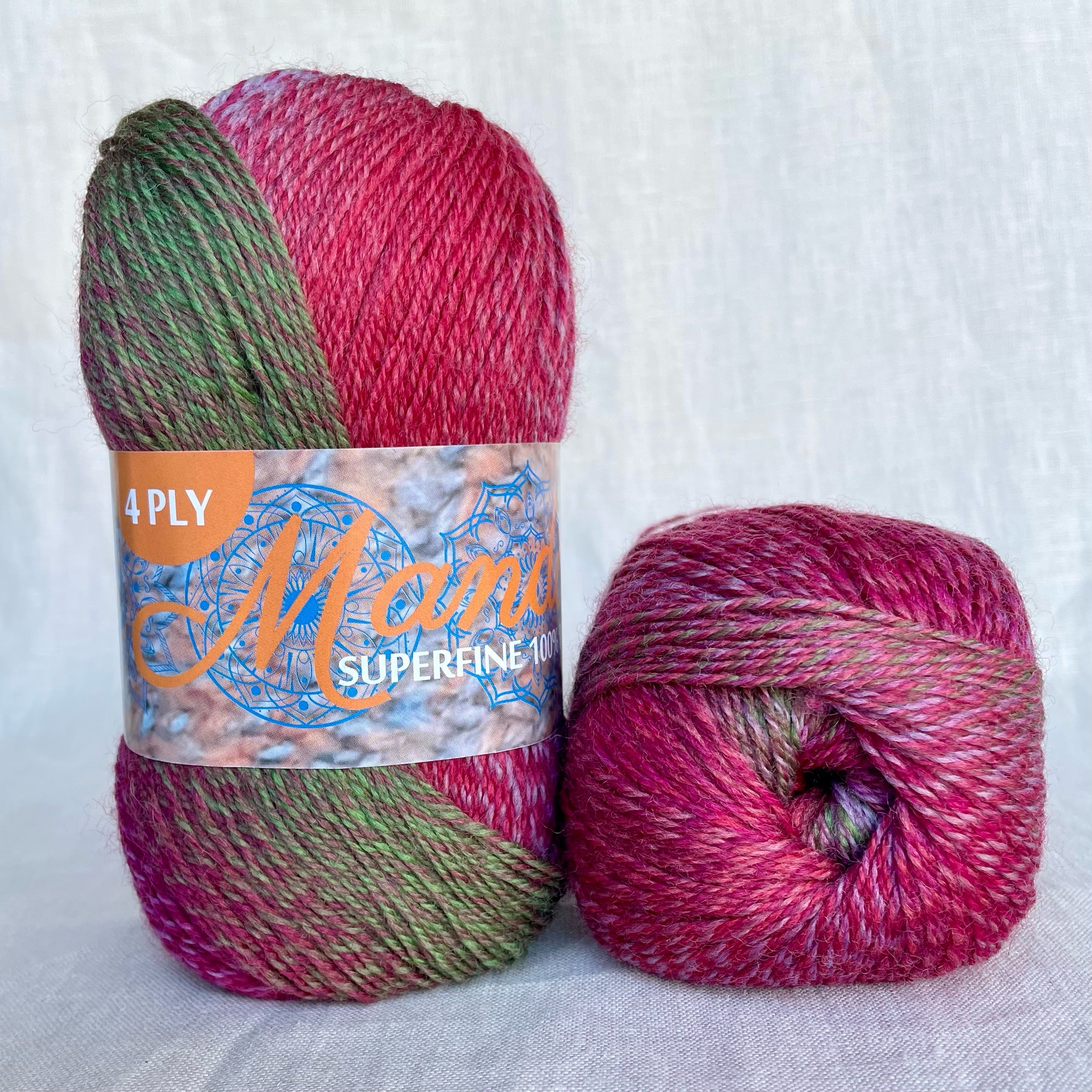 Countrywide Yarns - Mandala 4 ply fingering - 100% wool