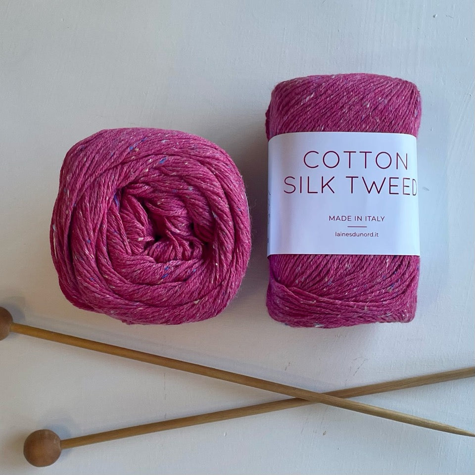 Laines du Nord Cotton Silk Tweed Luxury Yarn