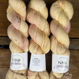 NNK Hand-Dyed Yarn - Merino Silk Cashmere Yarn - 4 ply Fingering