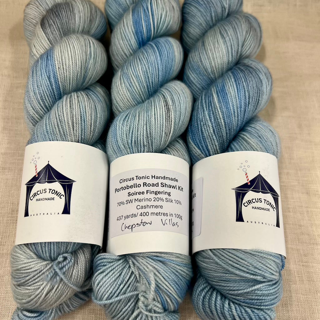 Circus Tonic Handmade Soiree Fingering Luxury Hand dyed Yarn