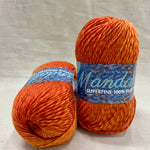 Countrywide Yarns - Mandala 8 ply/DK - 100% superfine wool - Orange/Yellow
