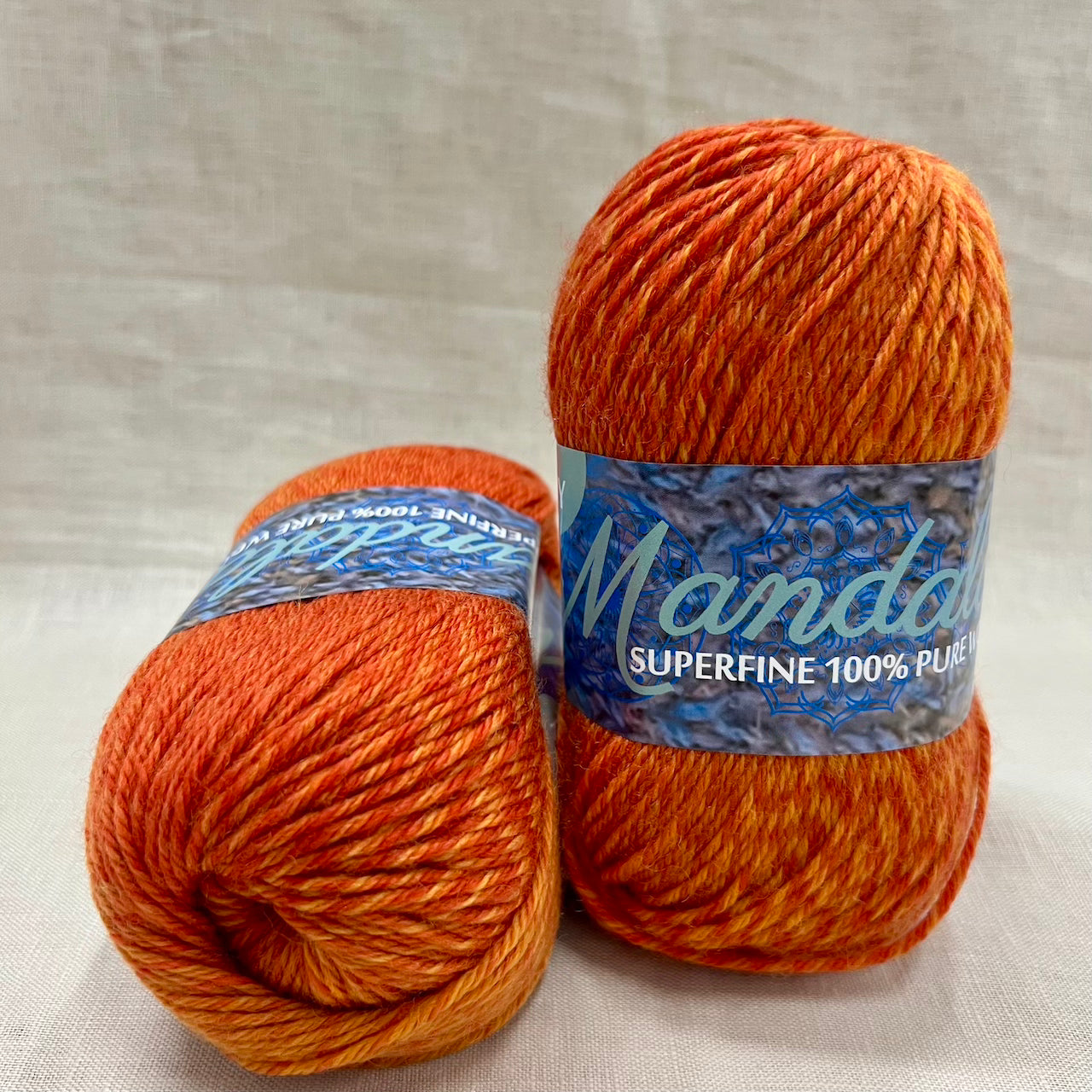 Countrywide Yarns - Mandala 8 ply/DK - 100% superfine wool - Orange/Yellow
