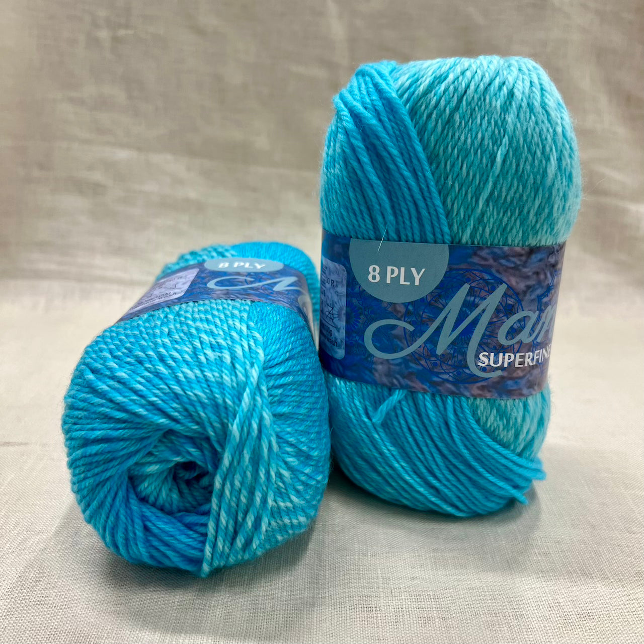 Countrywide Yarns - Mandala 8 ply/DK - 100% superfine wool - Aquas