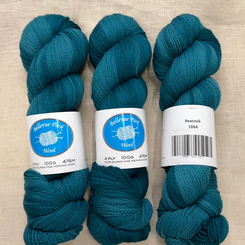 Bellevue Park 100% NSW Merino - 4 ply