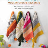 Mix & Match Modern Crochet Blankets - 100 patterned & textured strips