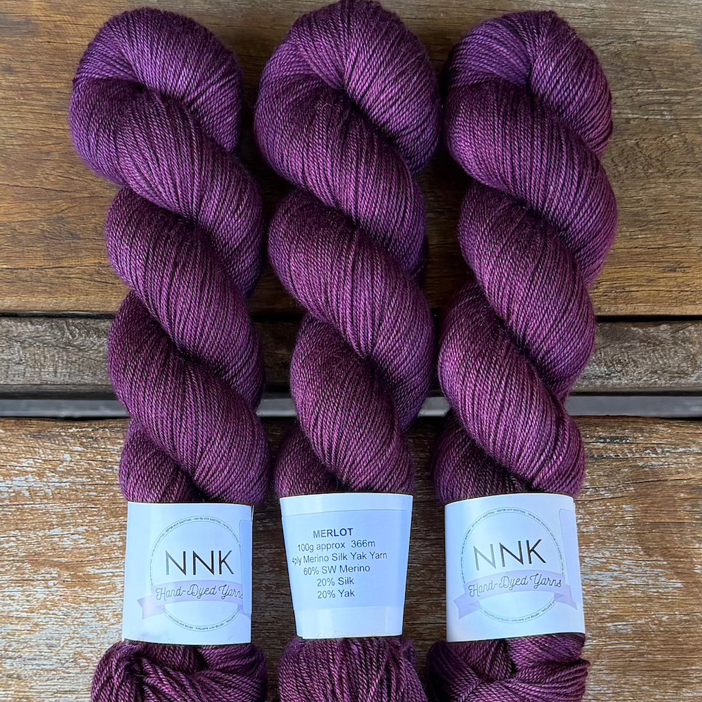 NNK - Merino Silk Yak Yarn - 4 ply / Fingering