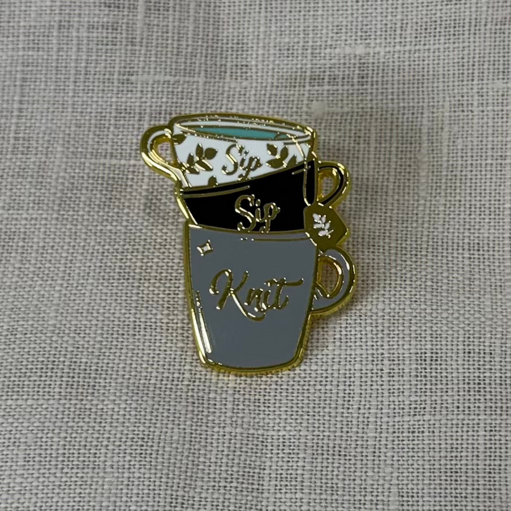 Fun Enamel Knitting Pins / Badges