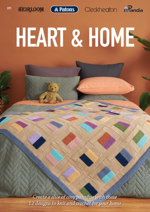 Pattern - Patons Heart & Home - 12 designs to knit and crochet for your home