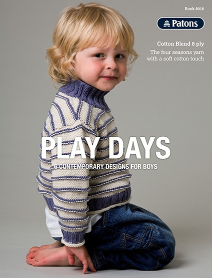 Pattern - Play Days.  6 Contemporary designs for boys