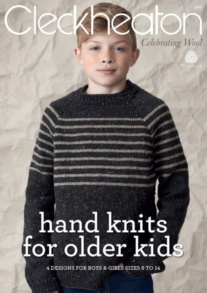 Pattern - Hand Knits for Older Kids.  4 designs for boys and girls 8-14
