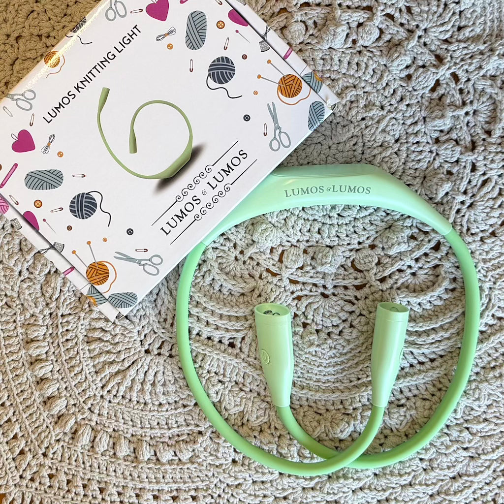 Lumos Knitting Light and Pouches