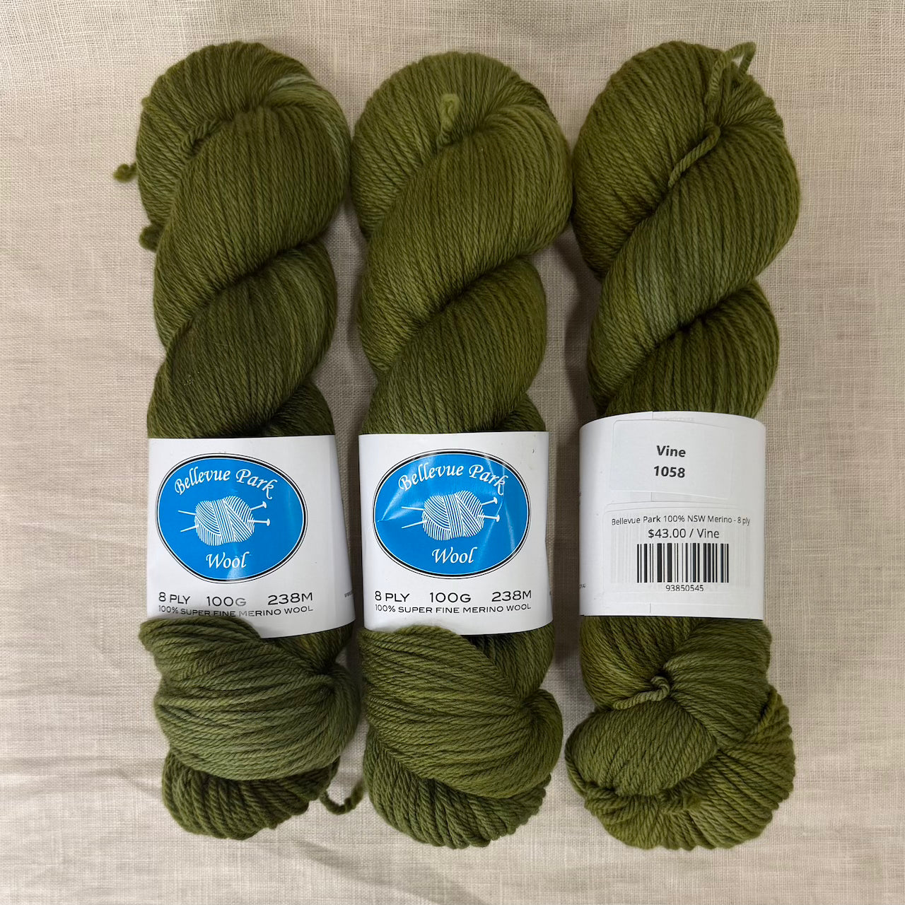 4 ply Bellevue Park 100% NSW Merino