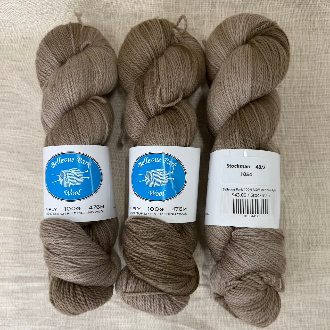 Bellevue Park 100% NSW Merino - 8 ply