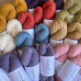 Nomad Yarns - 100% Australian Polwarth NSW Botanically dyed 8 ply yarn