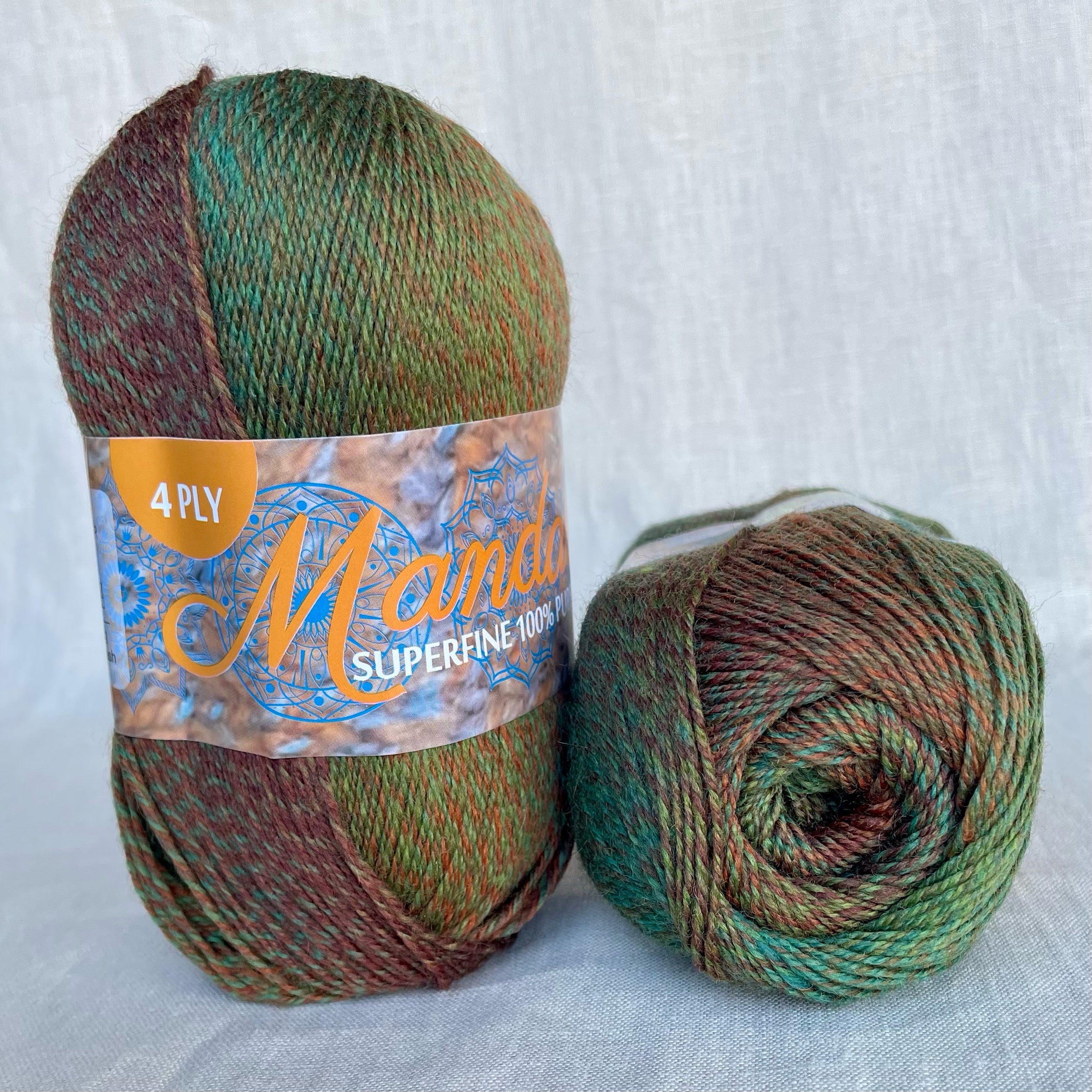 Countrywide Yarns - Mandala 4 ply fingering - 100% wool