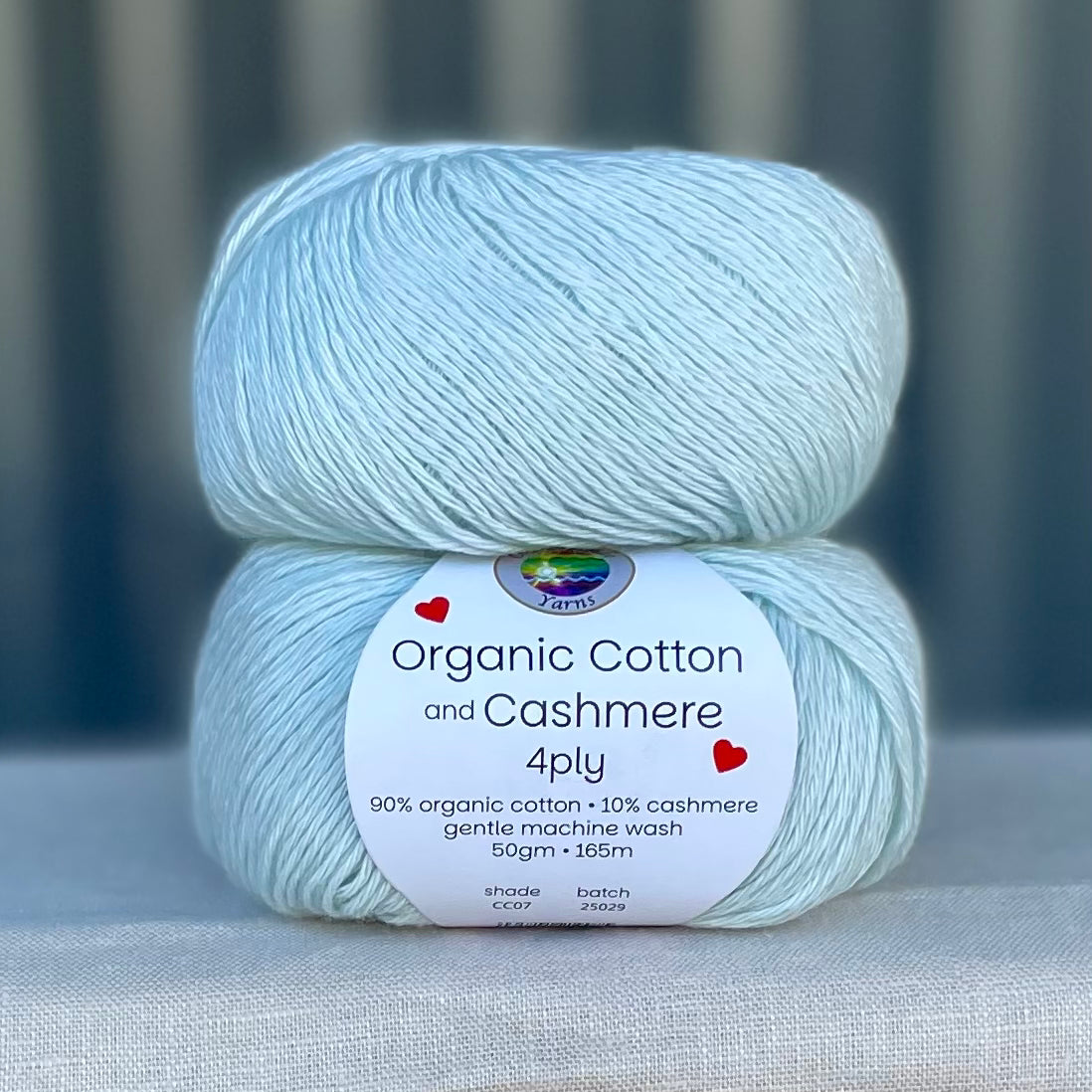 Countrywide Yarns - Organic Cotton Cashmere - 4 ply fingering