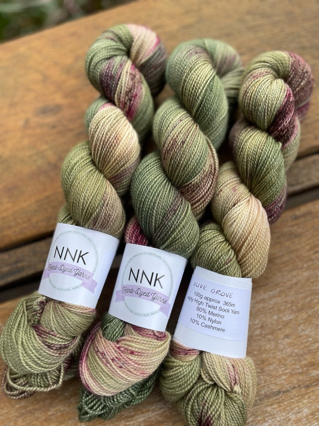 NNK - Merino Cashmere Nylon Sock Yarn - 4 ply / Fingering