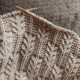 Knitted Brae Winds Blanket design showcased for Maker’s Club at That Yarn Place in Samford
