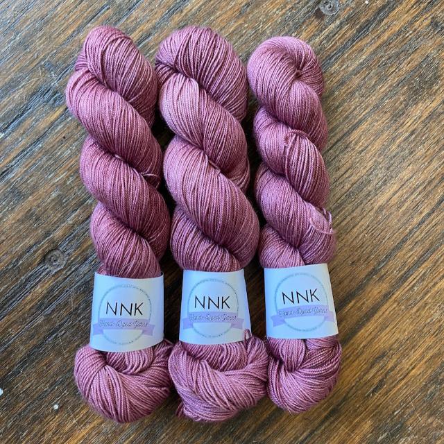 NNK Hand-Dyed Yarn - Merino Silk Cashmere Yarn - 4 ply Fingering