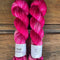 Pretty in Pink -  NNK Fingering weight 4 ply Merino Silk Cashmere.  Perfect for garments, accessories, shawls, wraps, scarves. Knitting and crochet.  Learn to knit and learn to crochet with this luxury yarn. Hand dyed in Brisbane Australia by an independent dyer.