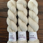 Shell - NNK Fingering weight 4 ply Merino Silk Cashmere.  Perfect for garments, accessories, shawls, wraps, scarves. Knitting and crochet.  Learn to knit and learn to crochet with this luxury yarn.