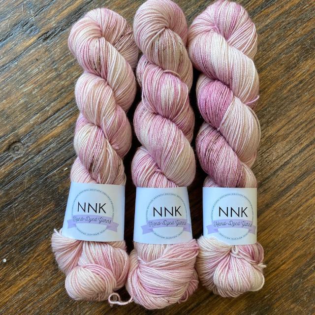 NNK Hand-Dyed Yarn - Merino Silk Cashmere Yarn - 4 ply Fingering