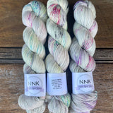 NNK Hand-Dyed Yarn - Merino Silk Cashmere Yarn - 4 ply Fingering