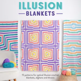 Illusion - Crochet Blankets.  15 patterns for optical illusion crochet blankets