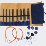 Knitpro Indigo Wood Interconnectible Needle Set - 13 cm