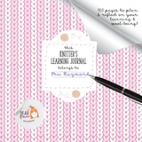 Dear Pru Knitter's Learning Journal