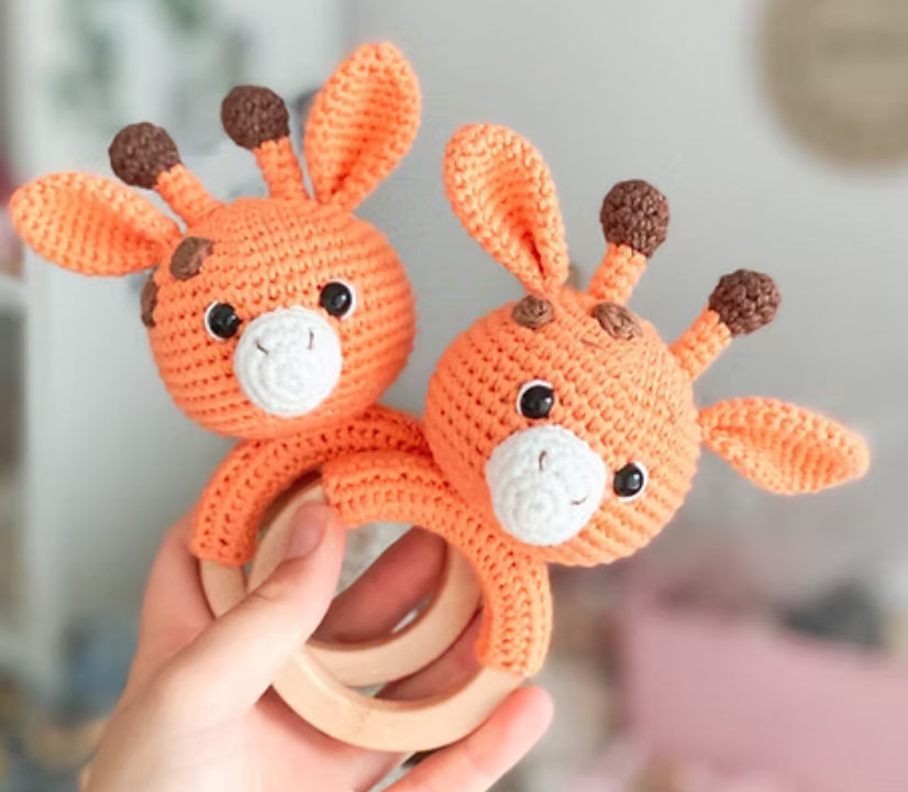 Amigurumi Baby Rattle - Handmade in Brisbane