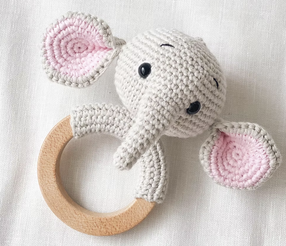 Amigurumi Baby Rattle - Handmade in Brisbane