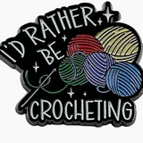 Fun Enamel Knitting Pins / Brooch