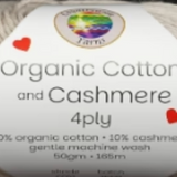 Countrywide Yarns - Organic Cotton Cashmere - 4 ply fingering