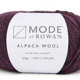 Rowan Mode Luxury Yarns Alpaca Wool - Currant
