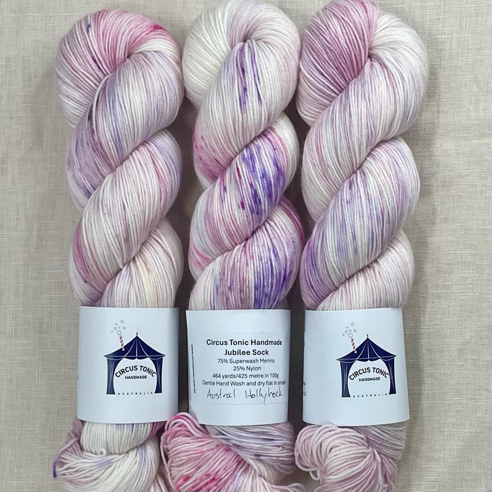Circus Tonic Handmade Jubilee Sock Summer Collection