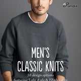 mens classic knit patterns for 8 ply yarns