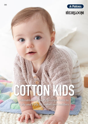Pattern - Patons Cotton Kids - adorable patterns for babies & toddlers