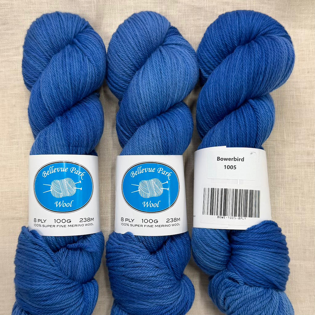 Bellevue Park 100% NSW Merino - 8 ply