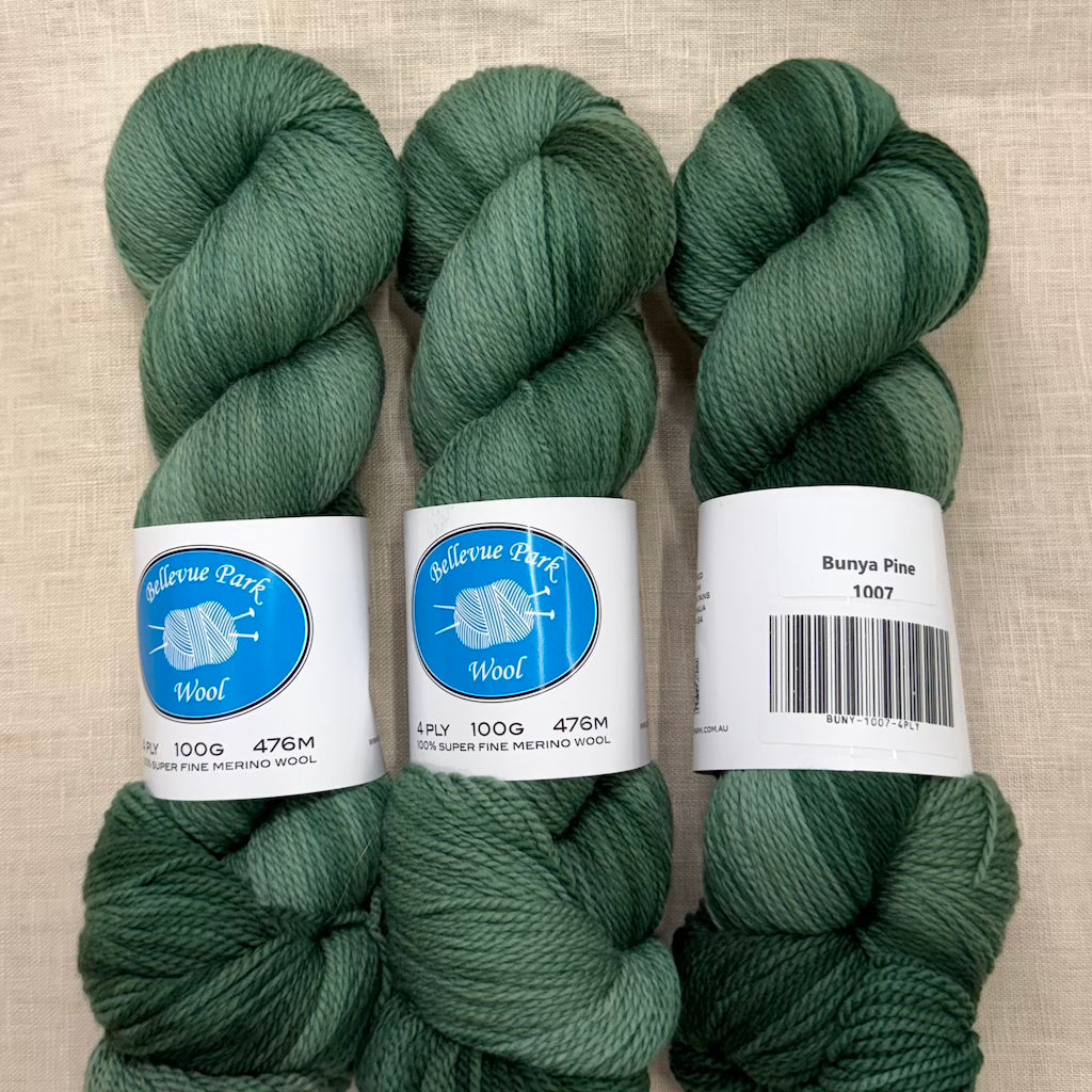 Bellevue Park 100% NSW Merino - 4 ply