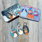 Emma Ball Pocket Tins with Stitch Markers