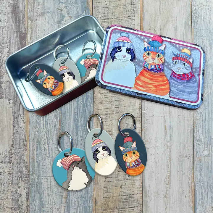 Emma Ball Pocket Tins with Stitch Markers