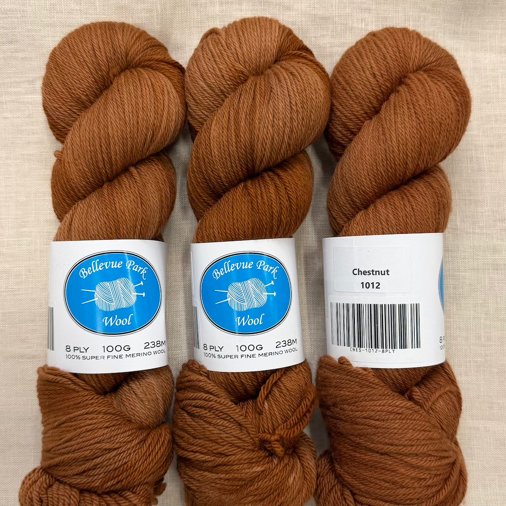 Bellevue Park 100% NSW Merino - 8 ply